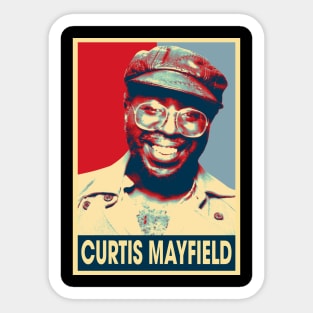 Superfly Style Curtis Tribute Tee Sticker